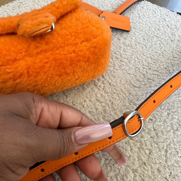 Coach X Lil Nas Tabby 12 Shearling Mandarin orange - Picture 5 of 7